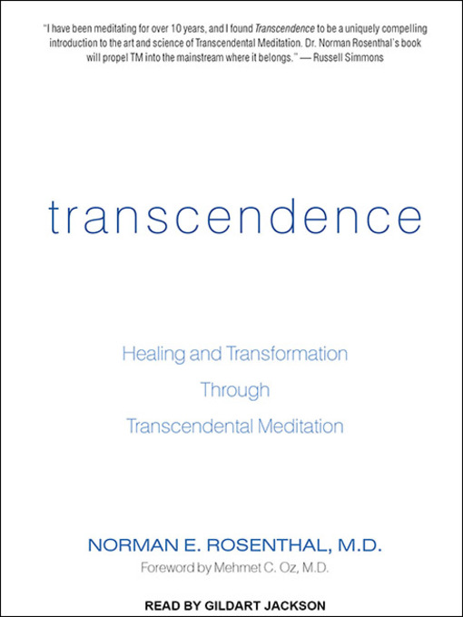 Title details for Transcendence by Norman E. Rosenthal, M.D. - Available
